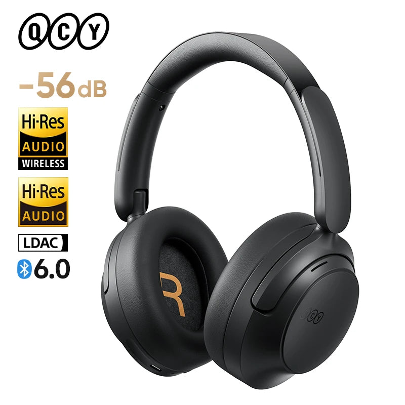 QCY H3S Over Ear Headphones HiRes LDAC Spatial Sound Bluetooth ANC