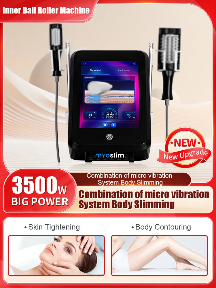 EMS Inner Ball Roller Slimming Massager 360 Rotation Cellulite Reduction