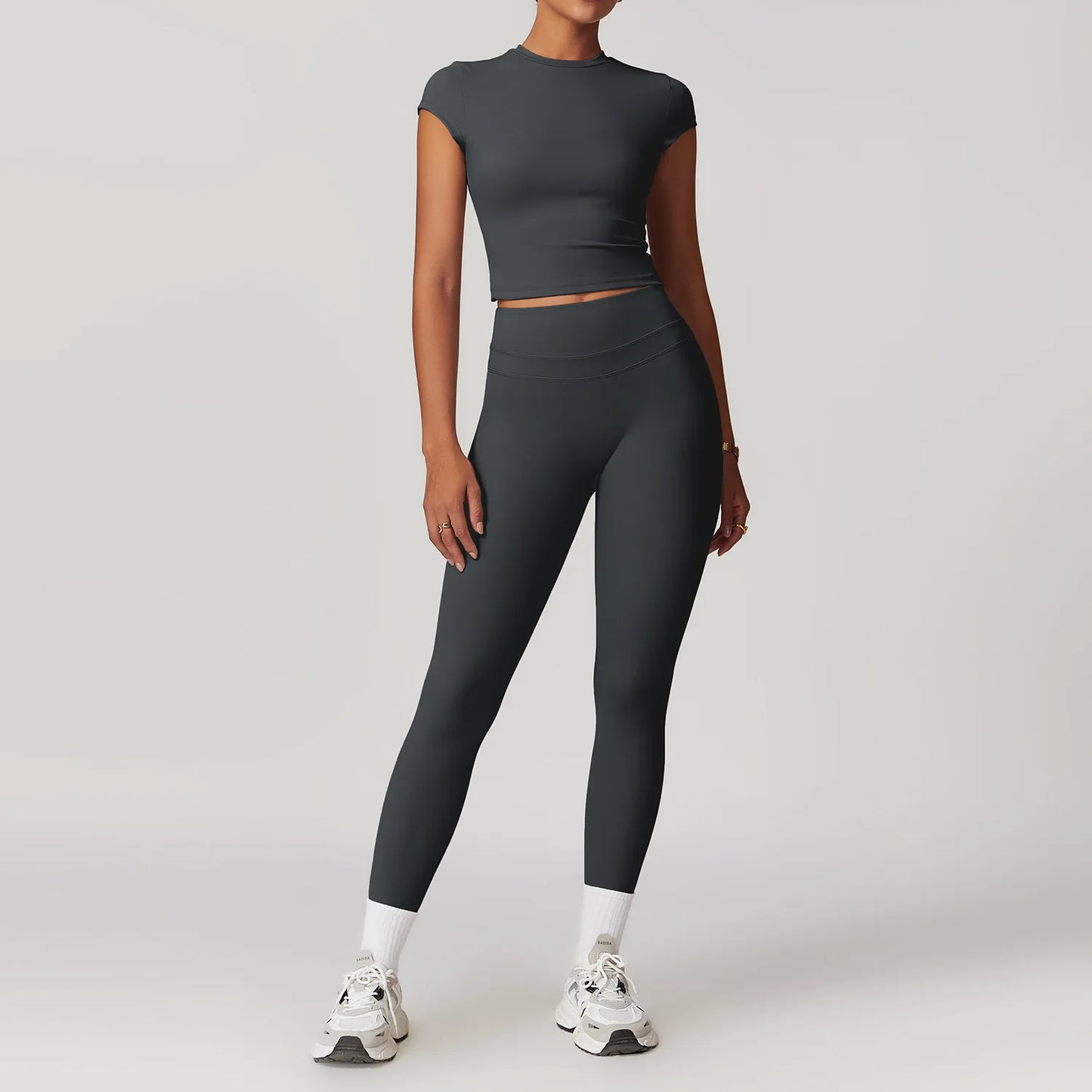 Women's Yoga Set Fitness Tracksuit With Sports Bra And Leggings