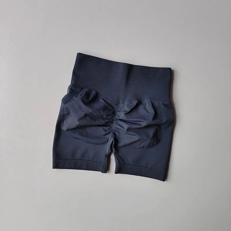 SKINOFSKIN Peach Hip Lifting Sports Shorts Women High Waist