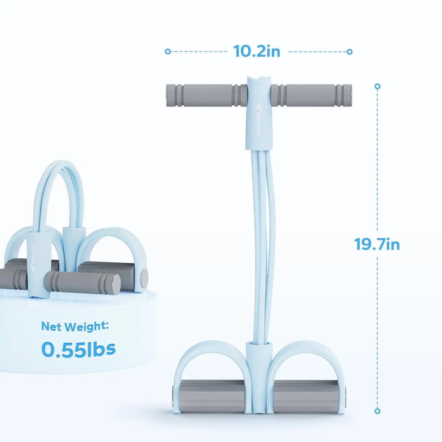Multifunction Pedal Resistance Band For Full Body Home Gym Workouts