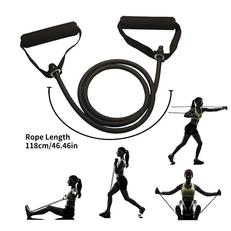 Resistance Bands With Handles For Home Gym Exercise Equipment