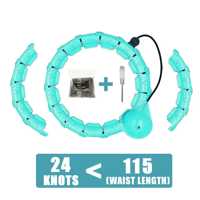 Weighted Fitness Circle Hoops For Adults 2 In 1 Adjustable
