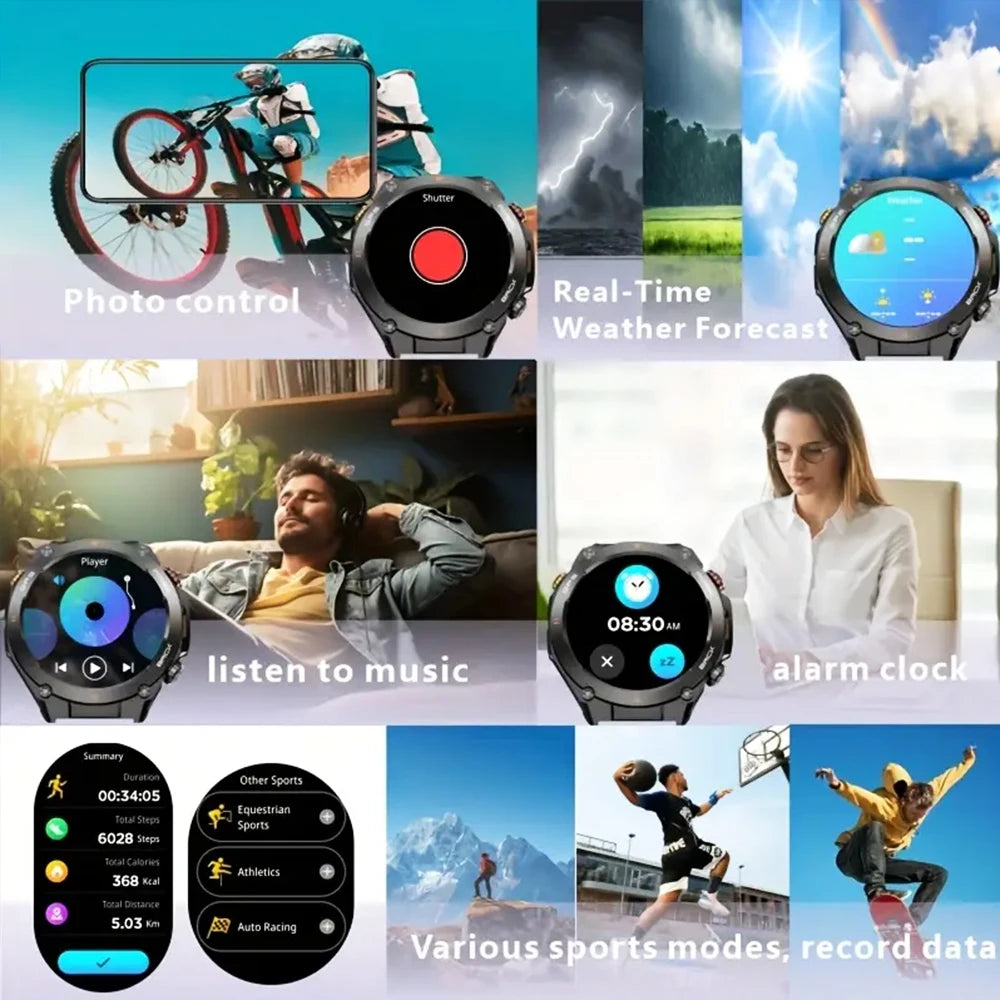 SENBONO GPS Smart Watch Builtin GPS Bluetooth Phone Calls