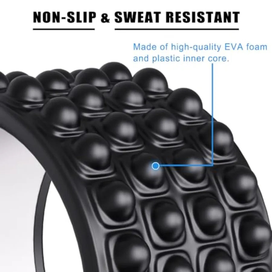 Back Roller Wheel and Foam Roller for Posture Relief