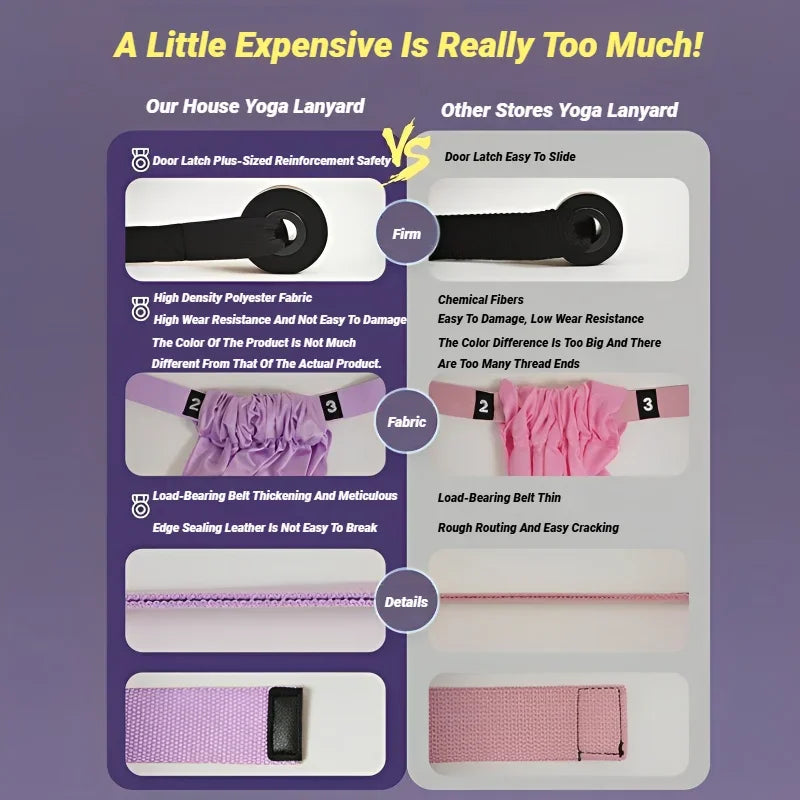 Adjustable Aerial Yoga Strap For Stretching And Fitness