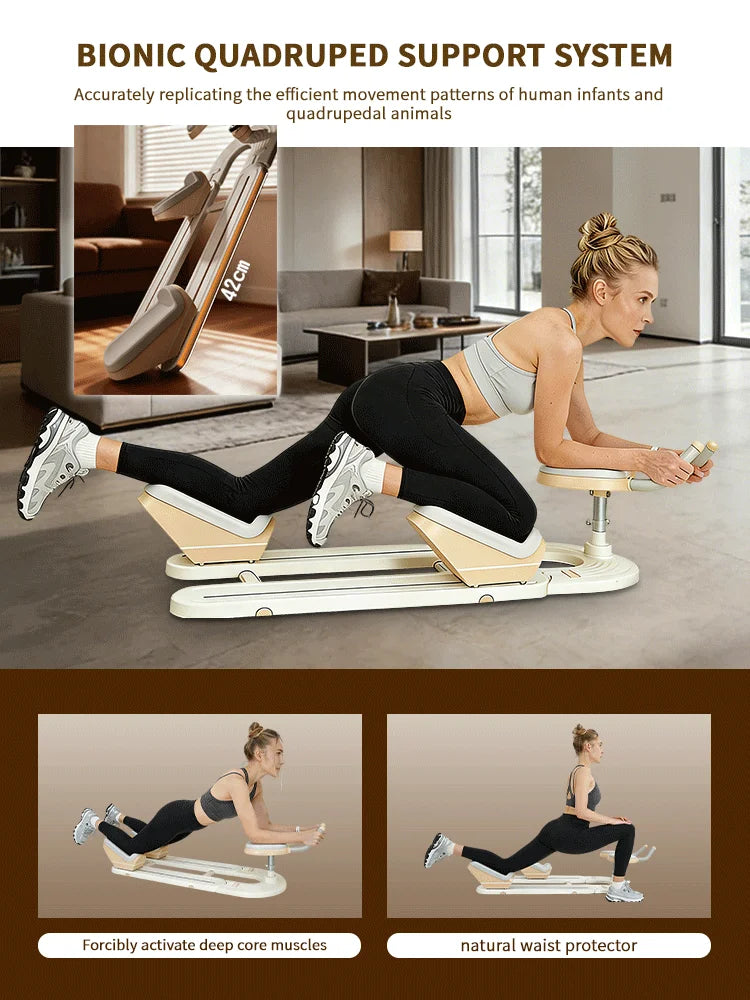 Back Stretch Trainer for Waist and Abdominal Workouts