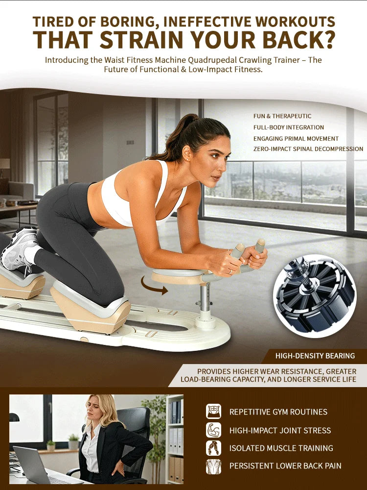 Back Stretch Trainer for Waist and Abdominal Workouts