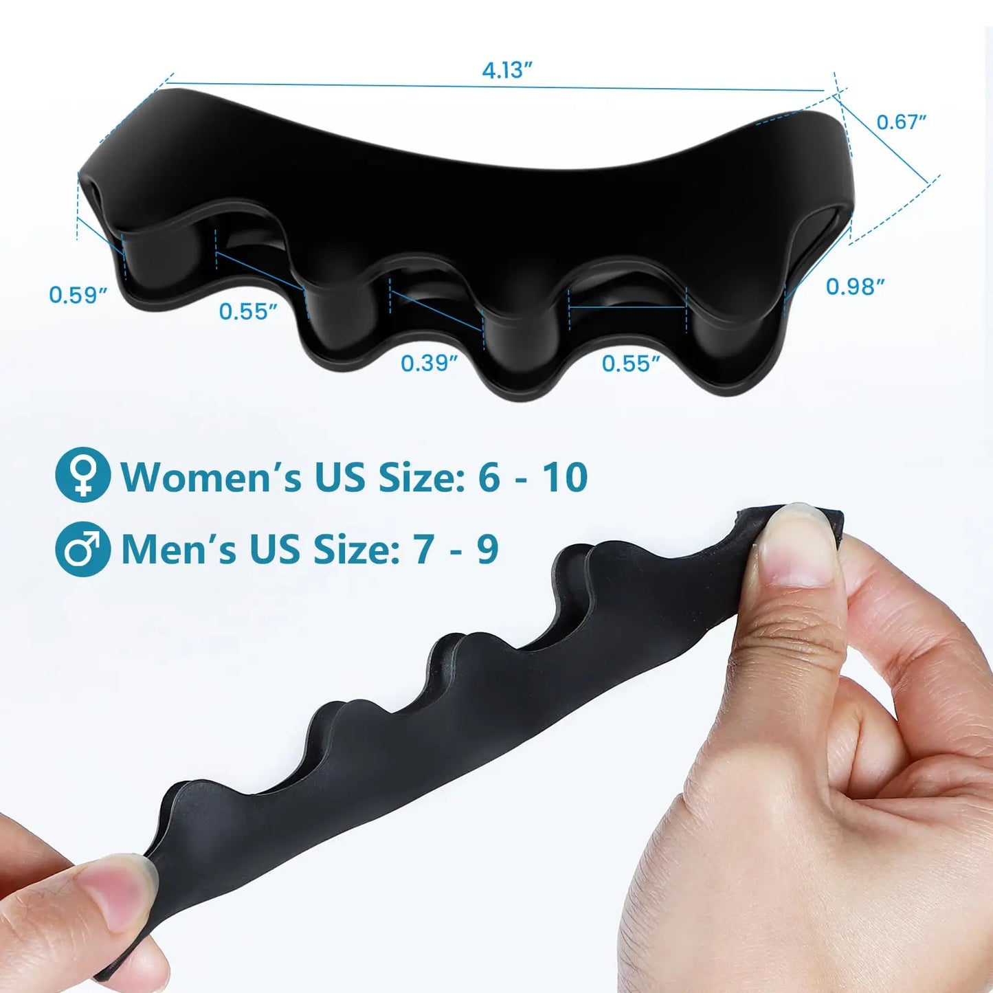 Toe Separators For Foot And Bunion Pain Relief Doctor Recommended