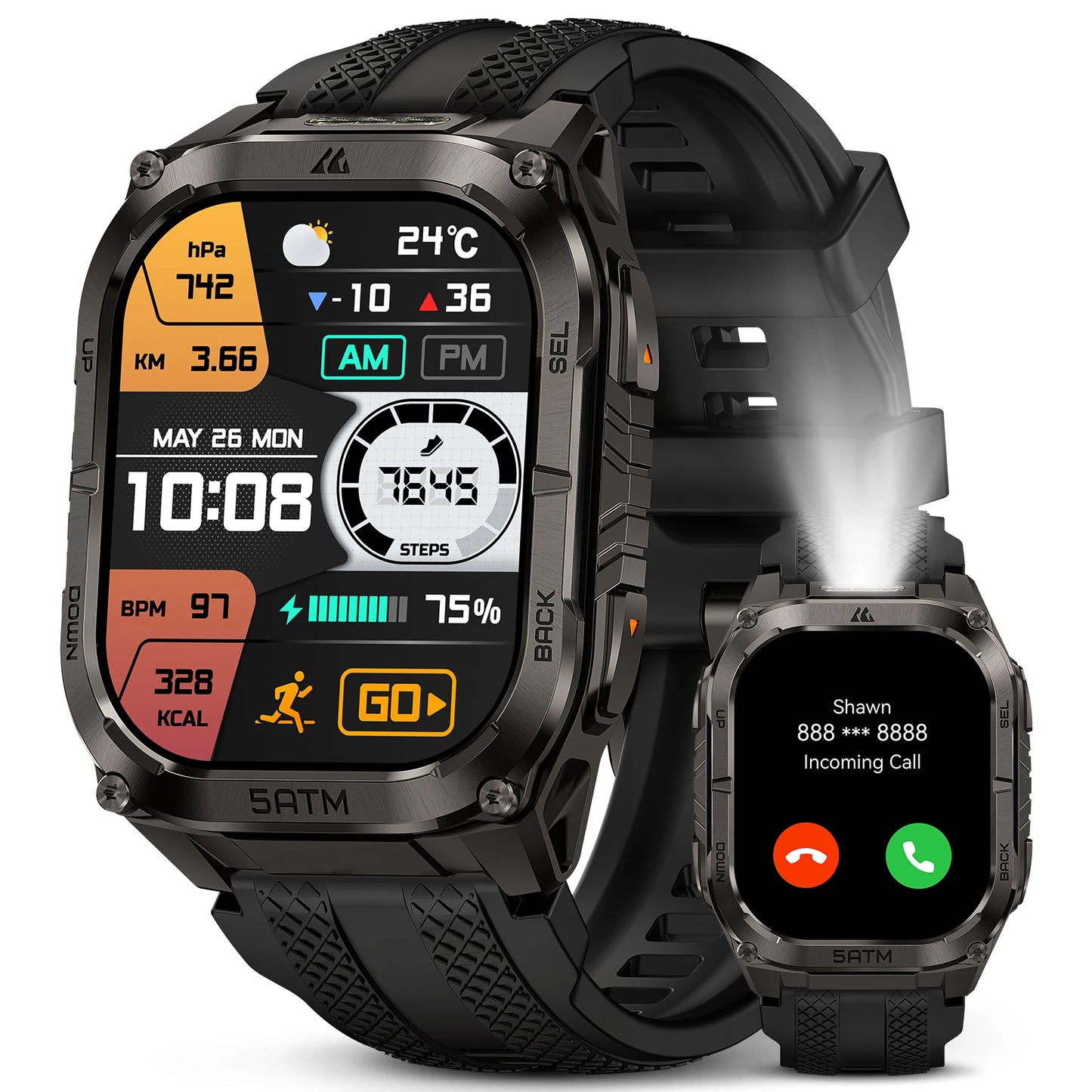 KOSPET Tank M4C Advanced GPS Smartwatch for Men Health Tracking