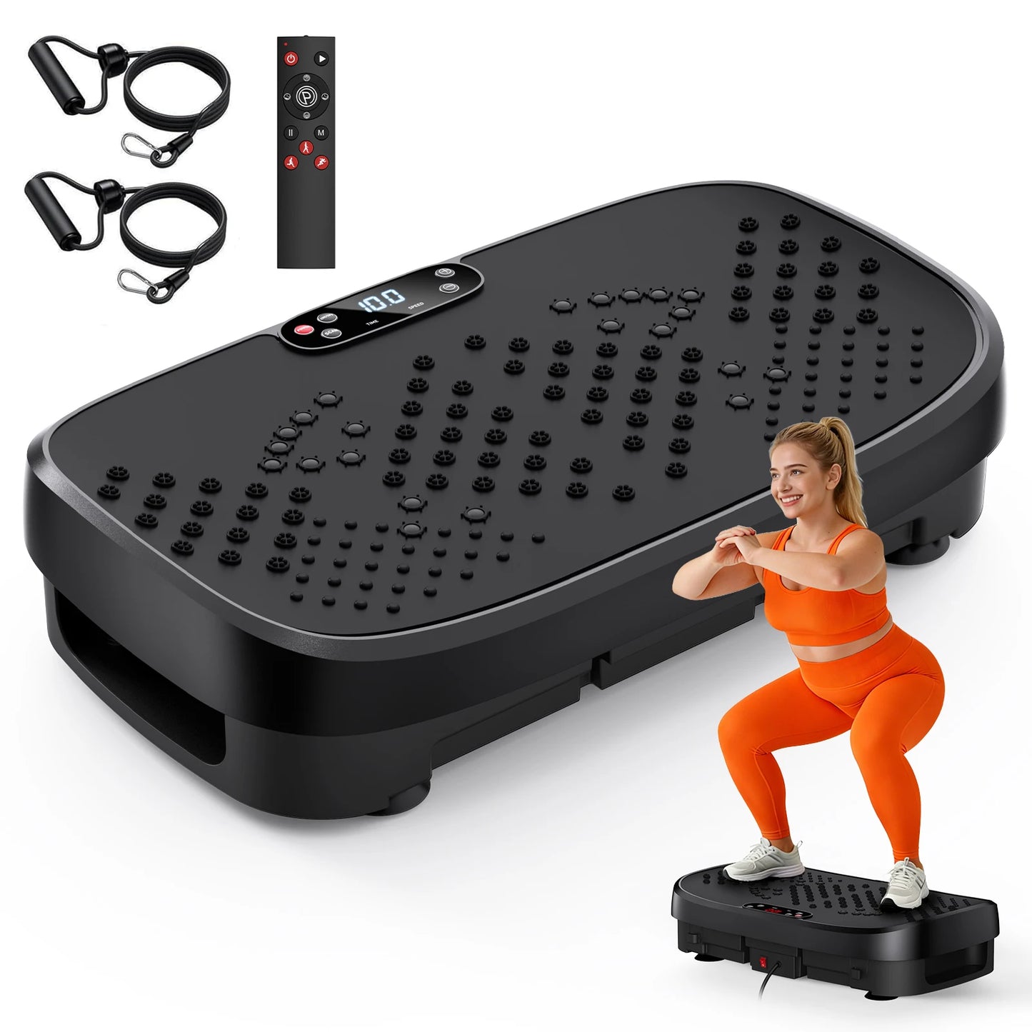 Vibration Plate Fitness Platform 120 Levels Silent Operation Non Slip