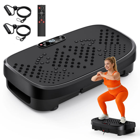 Vibration Plate Fitness Platform 120 Levels Silent Operation Non Slip