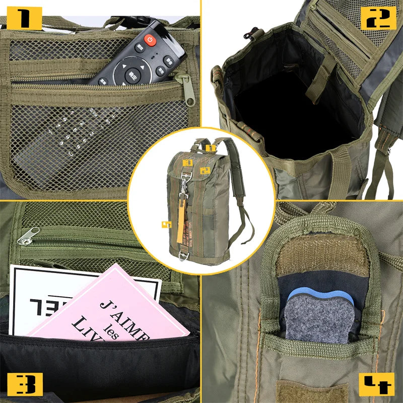 LQARMY All-Purpose Backpack for Outdoor Hiking and Travel