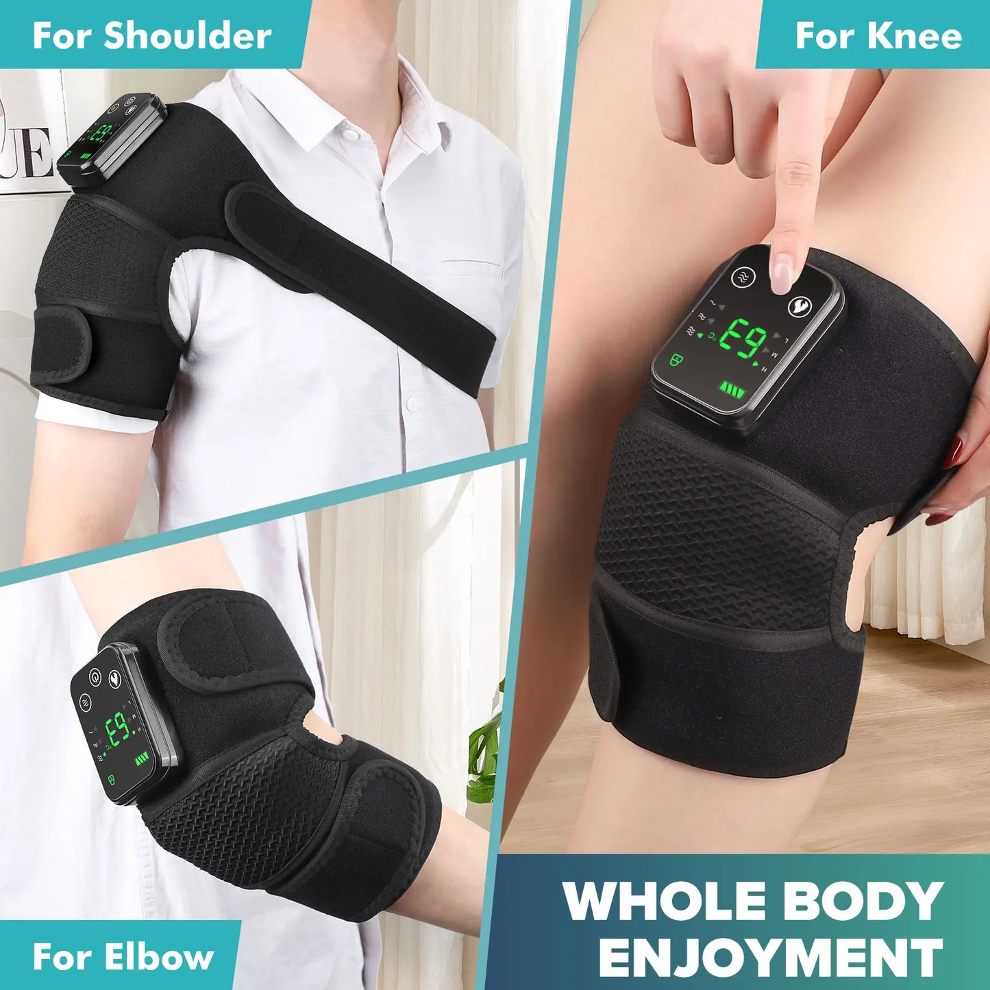 Hailicare Knee Heating Massager For Joint Physiotherapy And Pain Relief