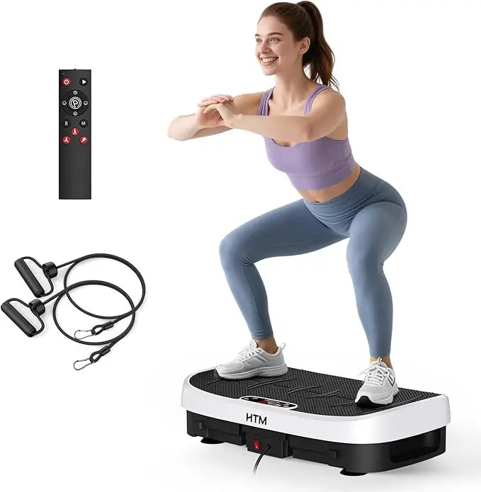 Vibration Plate Fitness Platform 120 Levels Silent Operation Non Slip