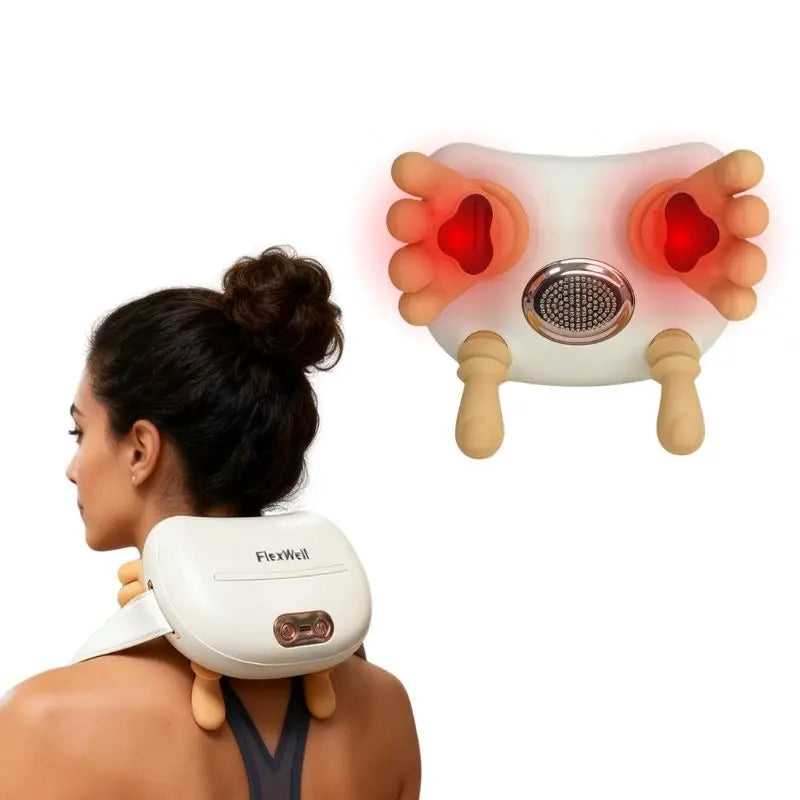 Shoulder Neck Massager With Heat Therapy And Kneading Relief