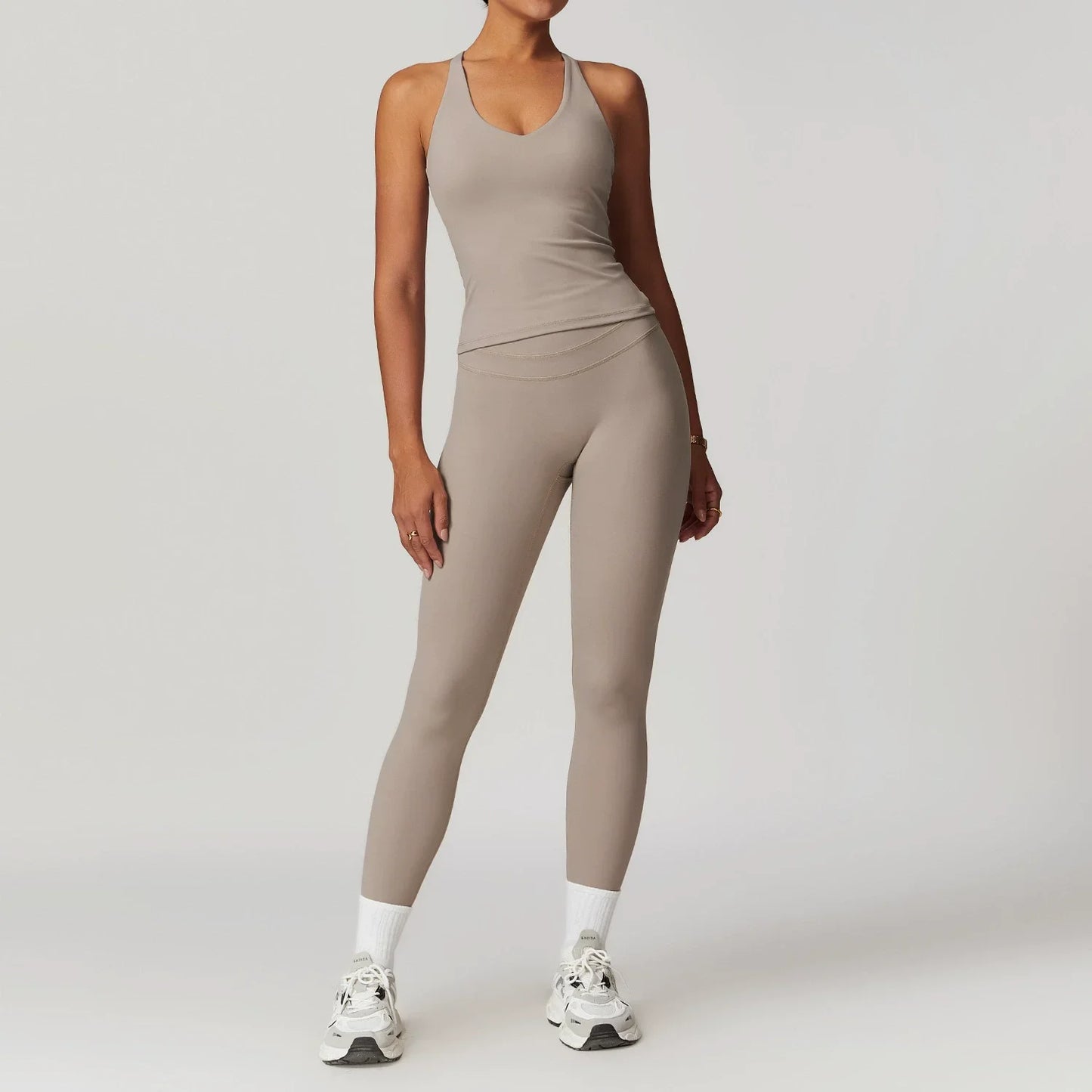 Women's Yoga Set Fitness Tracksuit With Sports Bra And Leggings