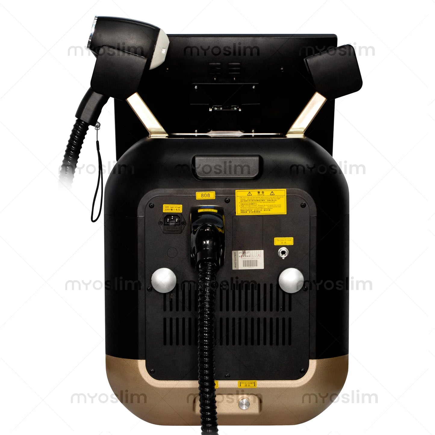 Myoslim 808nm Diode Laser Hair Removal Machine 4 Wavelengths