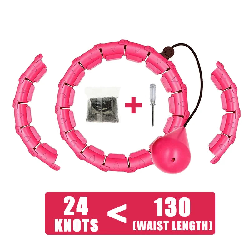 Weighted Fitness Circle Hoops For Adults 2 In 1 Adjustable
