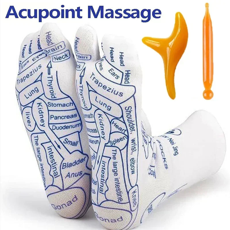Relief Foot Massage Socks With Acupressure Reflexology Points