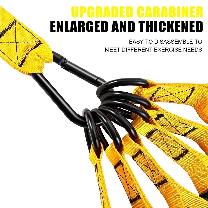 12 Piece High Strength Tension Rope Set Eco TPE Bands