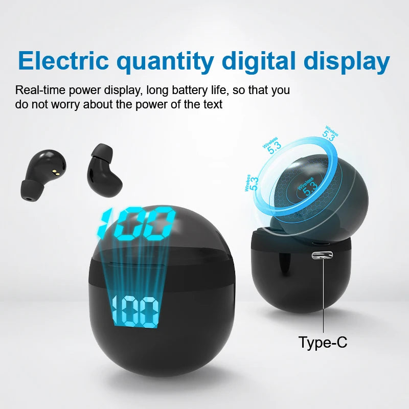 SHUKE Wireless Bluetooth Sleep Earbuds With Active Noise Cancellation