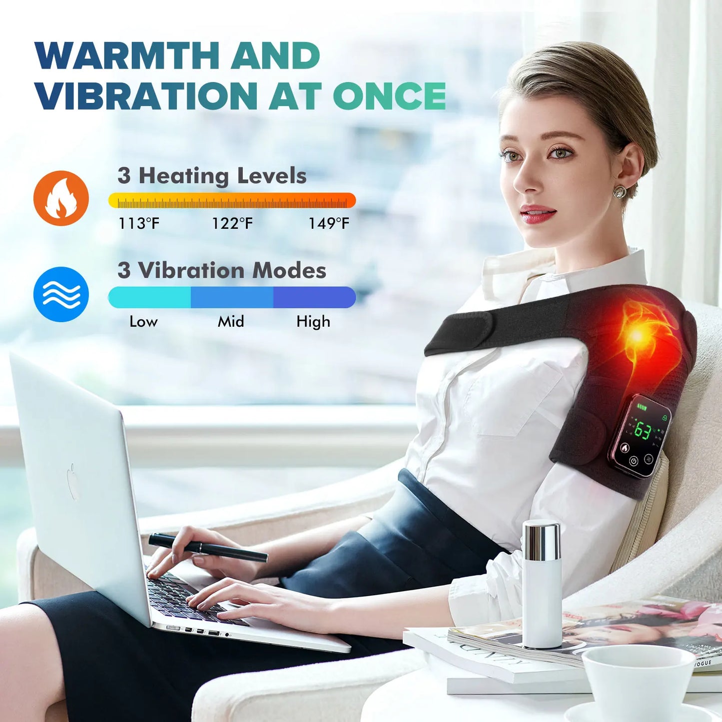 Hailicare Knee Heating Massager For Joint Physiotherapy And Pain Relief