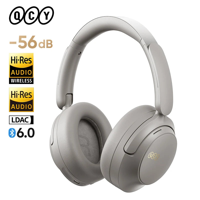 QCY H3S Over Ear Headphones HiRes LDAC Spatial Sound Bluetooth ANC