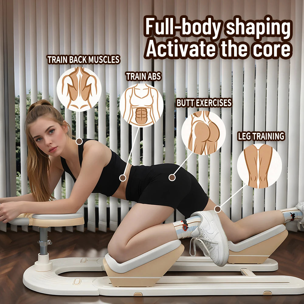 Spine Twist Stretch Trainer For Low Impact Waist Toning Core