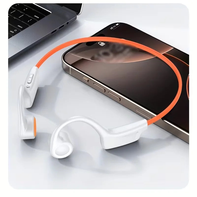 Open Ear Bone Conduction Wireless Headphones With Mic for Sports