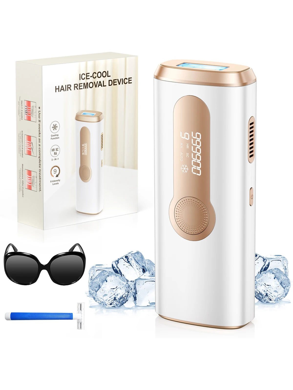 Totmizby IPL Hair Removal Epilator For Body Bikini Facial