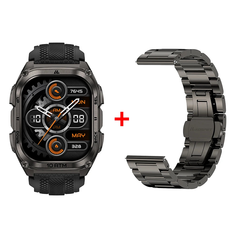 KOSPET Tank M4 Smart Watch With GPS Maps 10ATM Waterproof