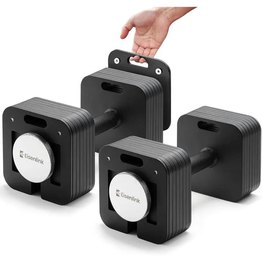 Eisenlink Adjustable Dumbbell Set 50 And 80 Pound Pairs