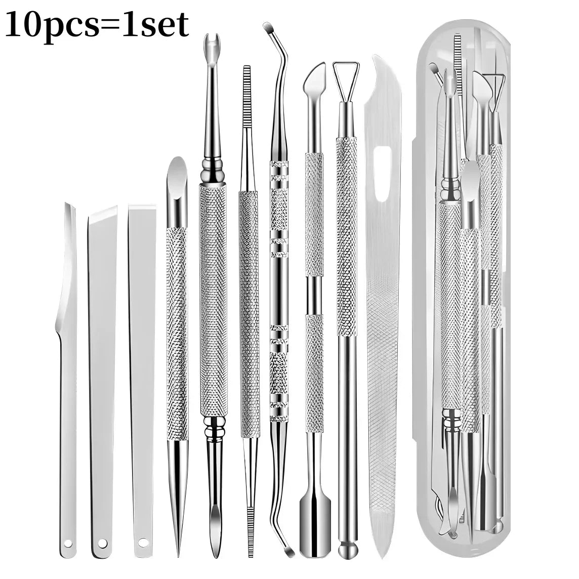 Stainless Steel Pedicure Tool Set For Dead Skin Removal