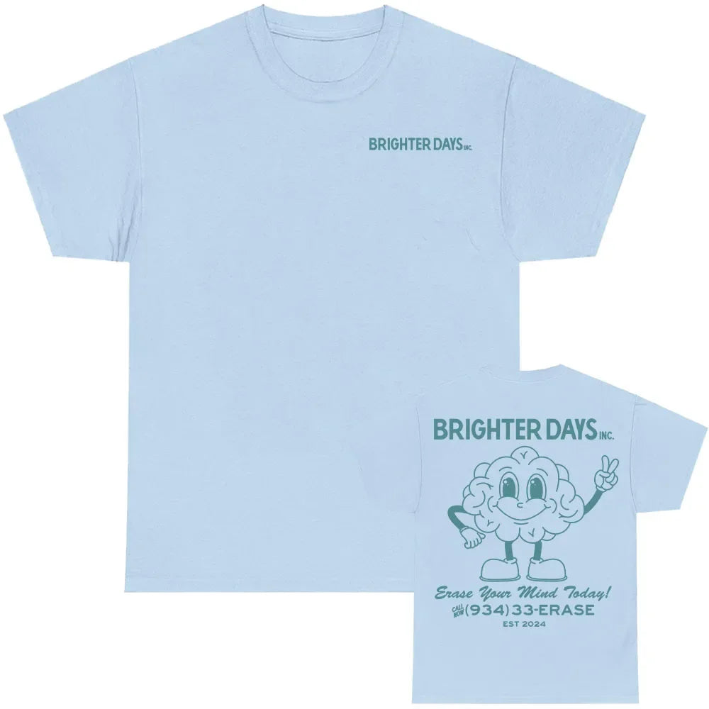 Brighter Days 934-33-ERASE T-Shirt Cotton Summer Tees ArianaGrande Eternal Sunshine Deluxe Album Graphic T Shirt for Men Women