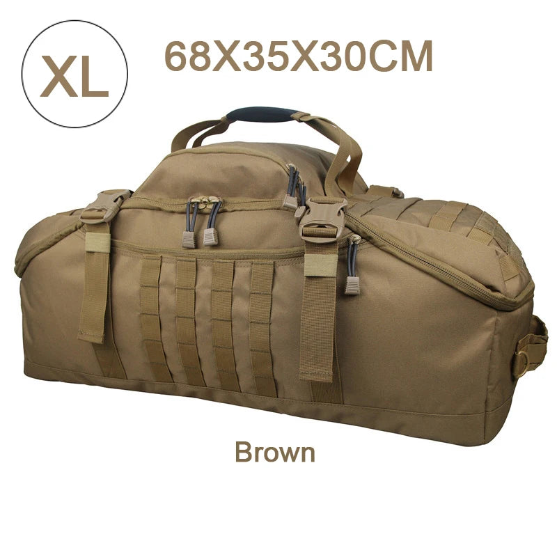 LQARMY Waterproof Duffel Bag for Travel and Luggage