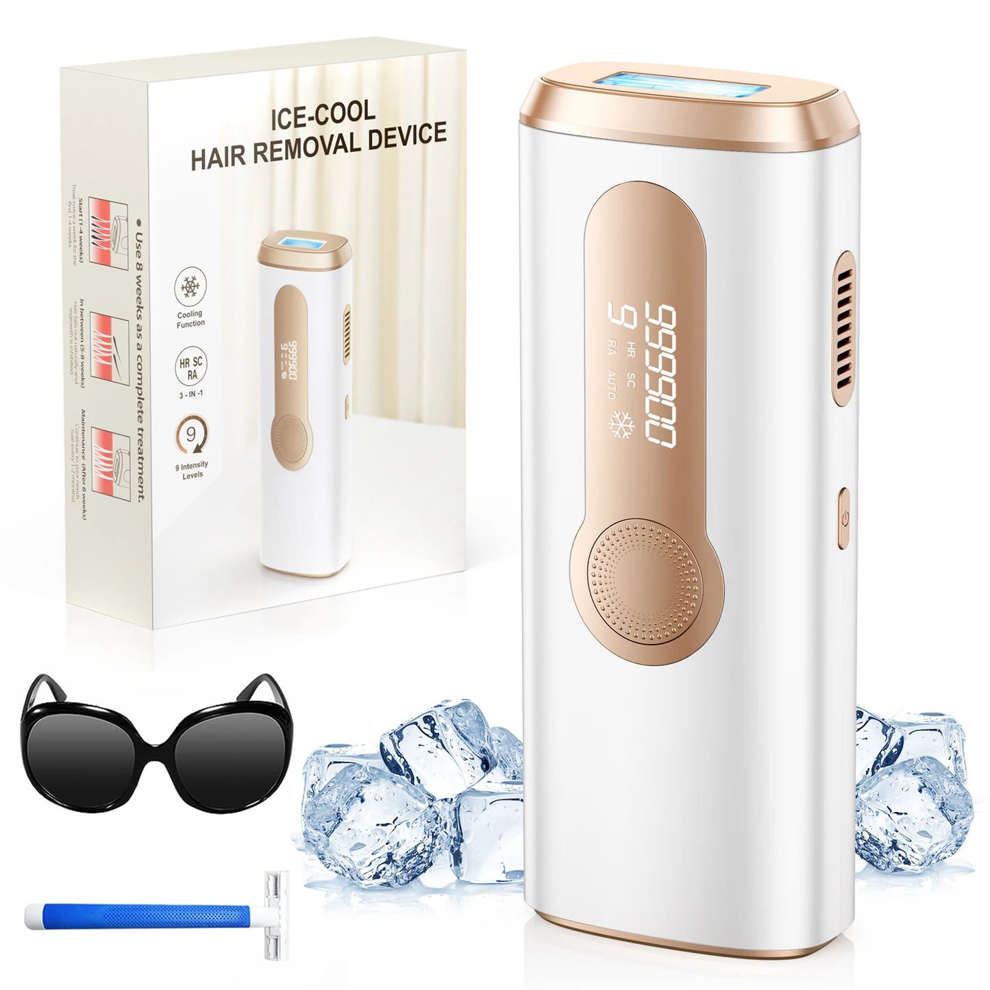 Totmizby Flash Laser Epilator IPL Hair Removal Machine