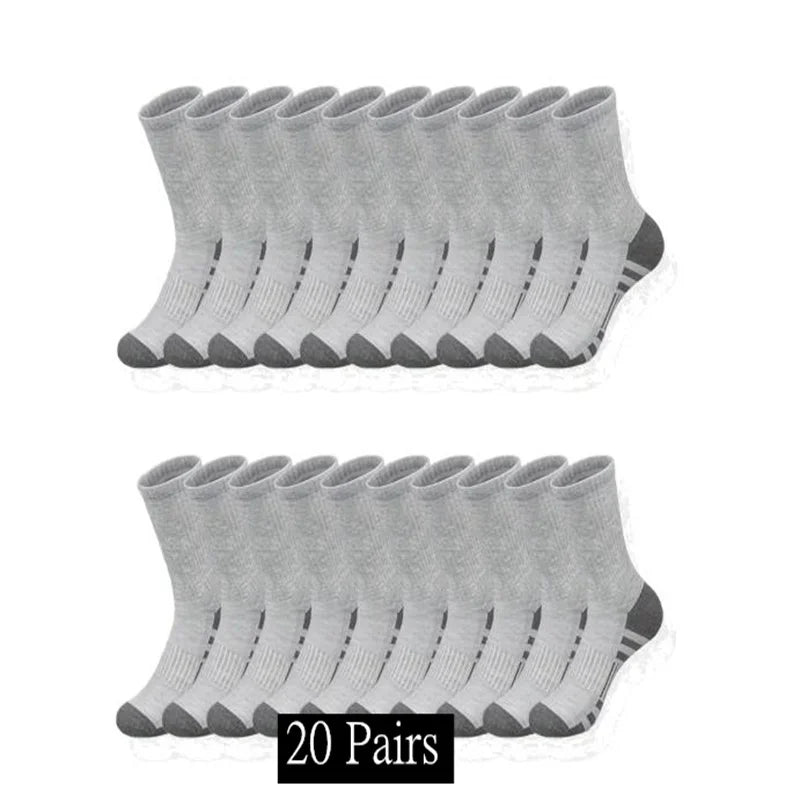GIOIO Classic Crew Socks Unisex Sports Running Anti Slip Breathable