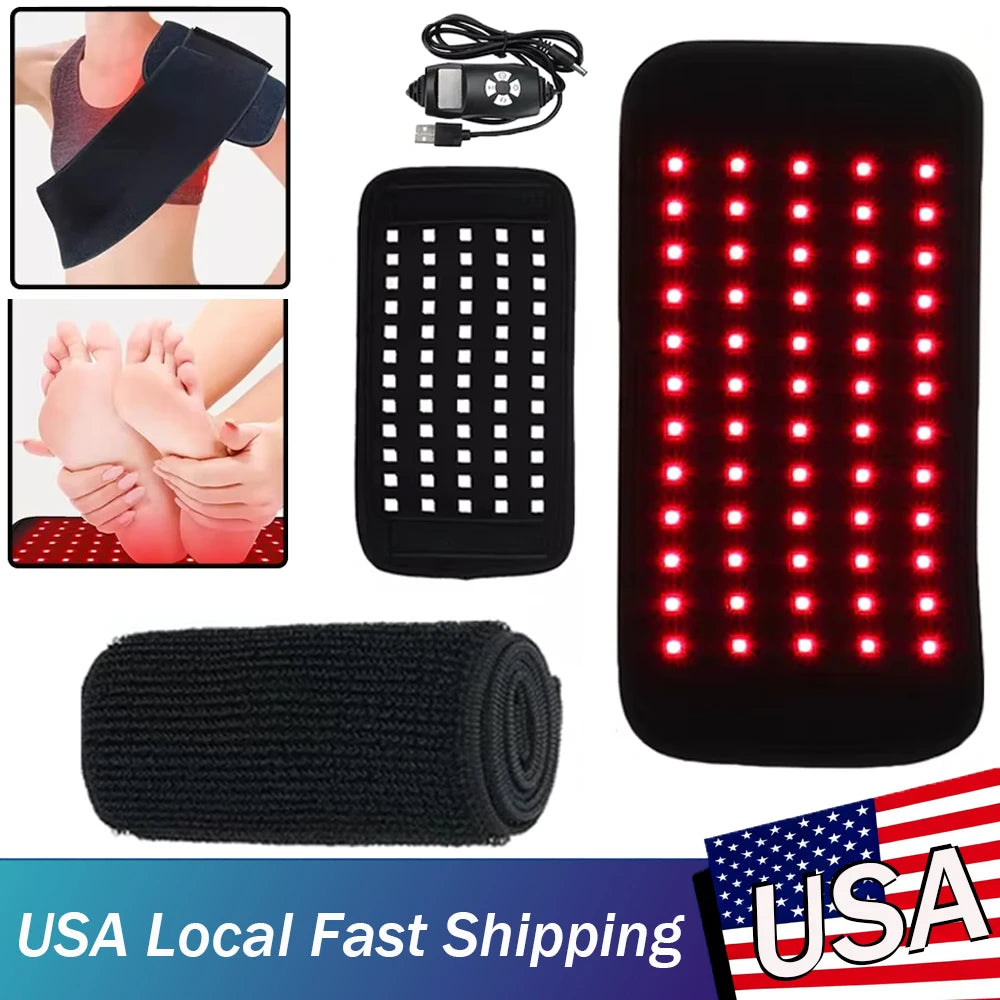 Portable Infrared LED Light Therapy Massager Pad For Recovery