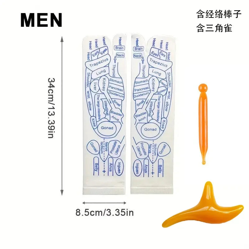 Acupressure Foot Massage Socks For Reflexology And Pain Relief