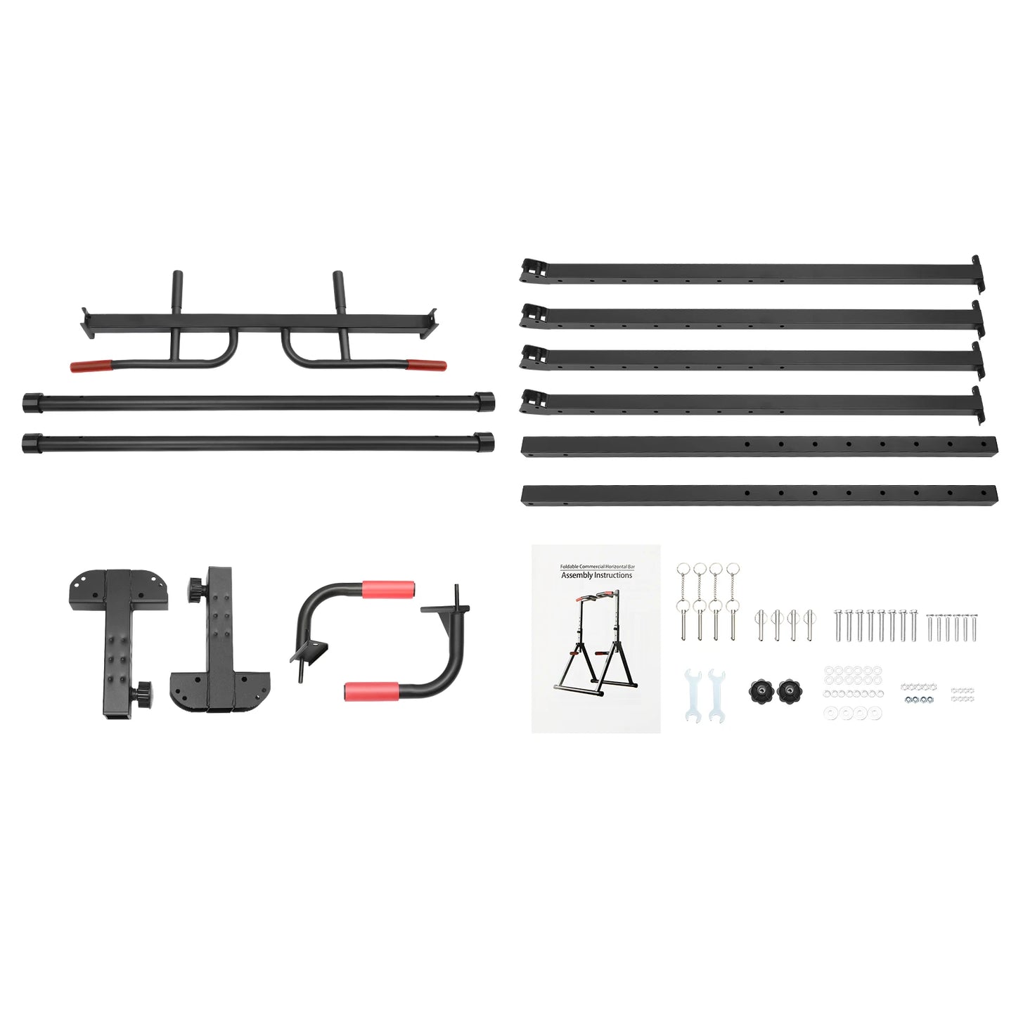 Adjustable Foldable Pull Up Bar for Home Gym 200kg Capacity
