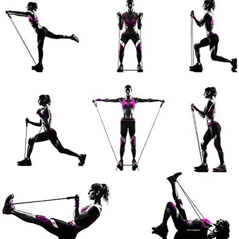 Resistance Bands With Handles For Home Gym Exercise Equipment