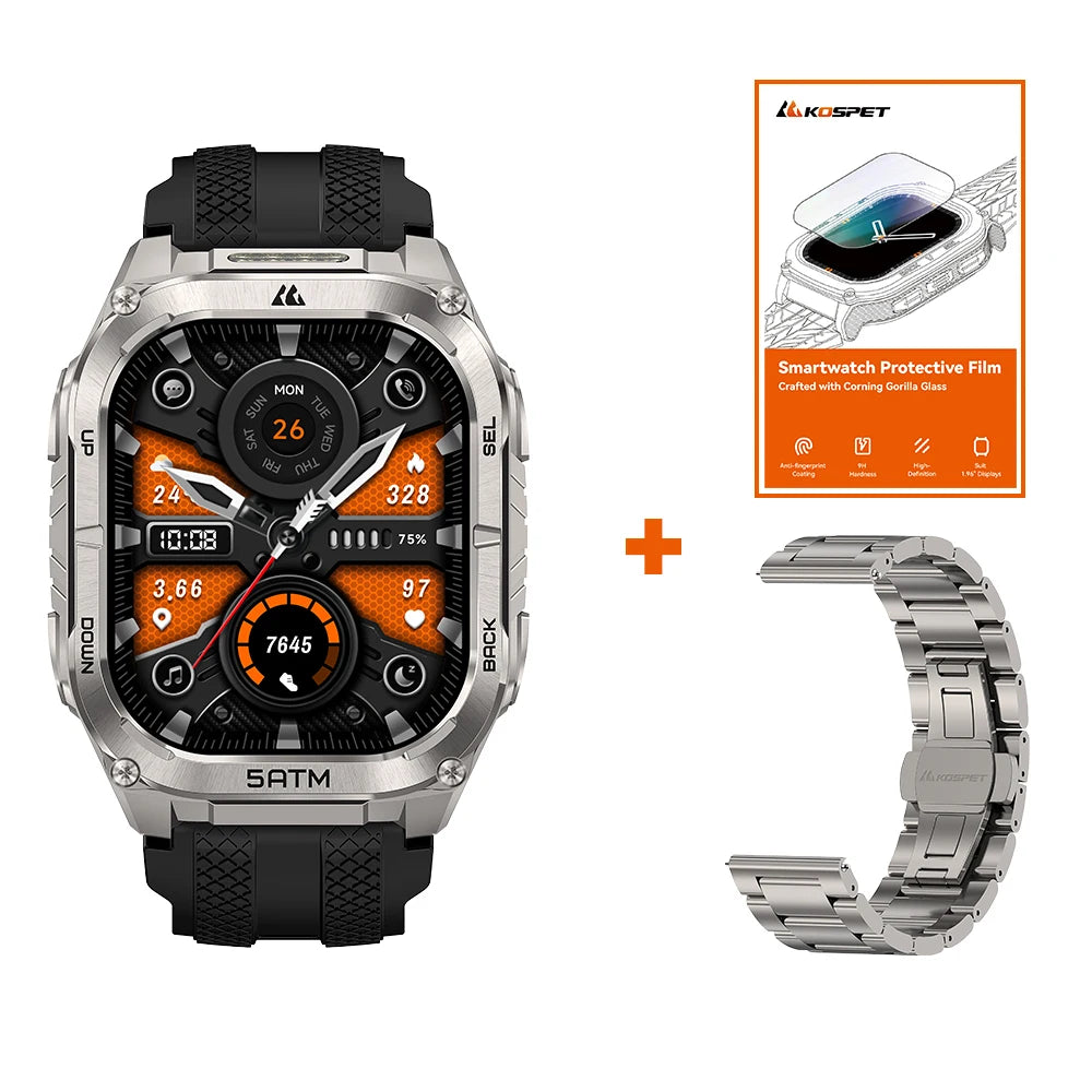 KOSPET Tank M4C Advanced GPS Smartwatch for Men Health Tracking