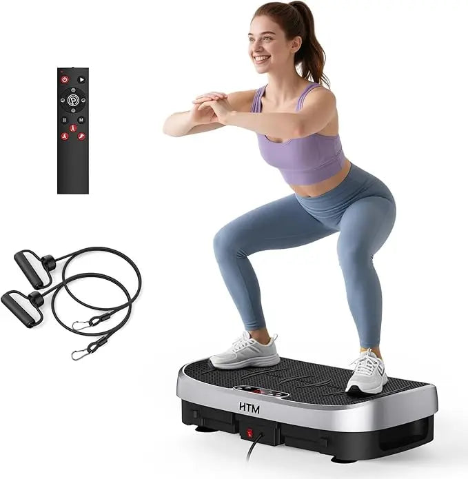 Vibration Plate Fitness Platform 120 Levels Silent Operation Non Slip