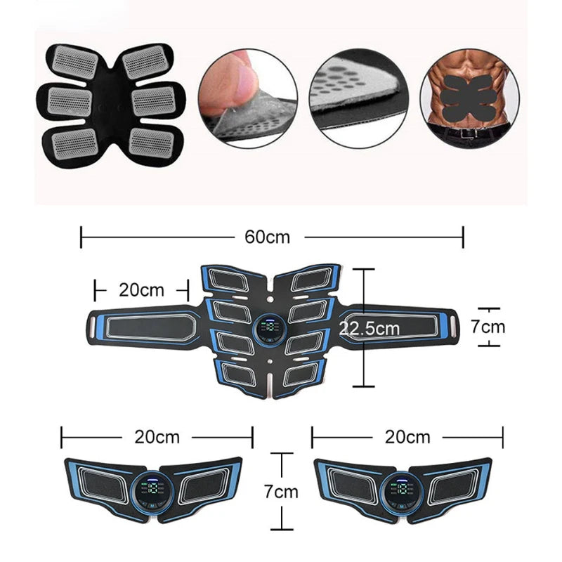 EMS Ab Stimulator Belt for Core Training and Toning