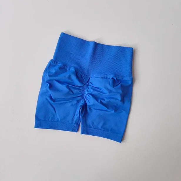 SKINOFSKIN Peach Hip Lifting Sports Shorts Women High Waist