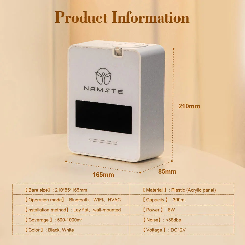Namste 300ml WiFi Bluetooth Diffuser Aromatherapy Air Purifier