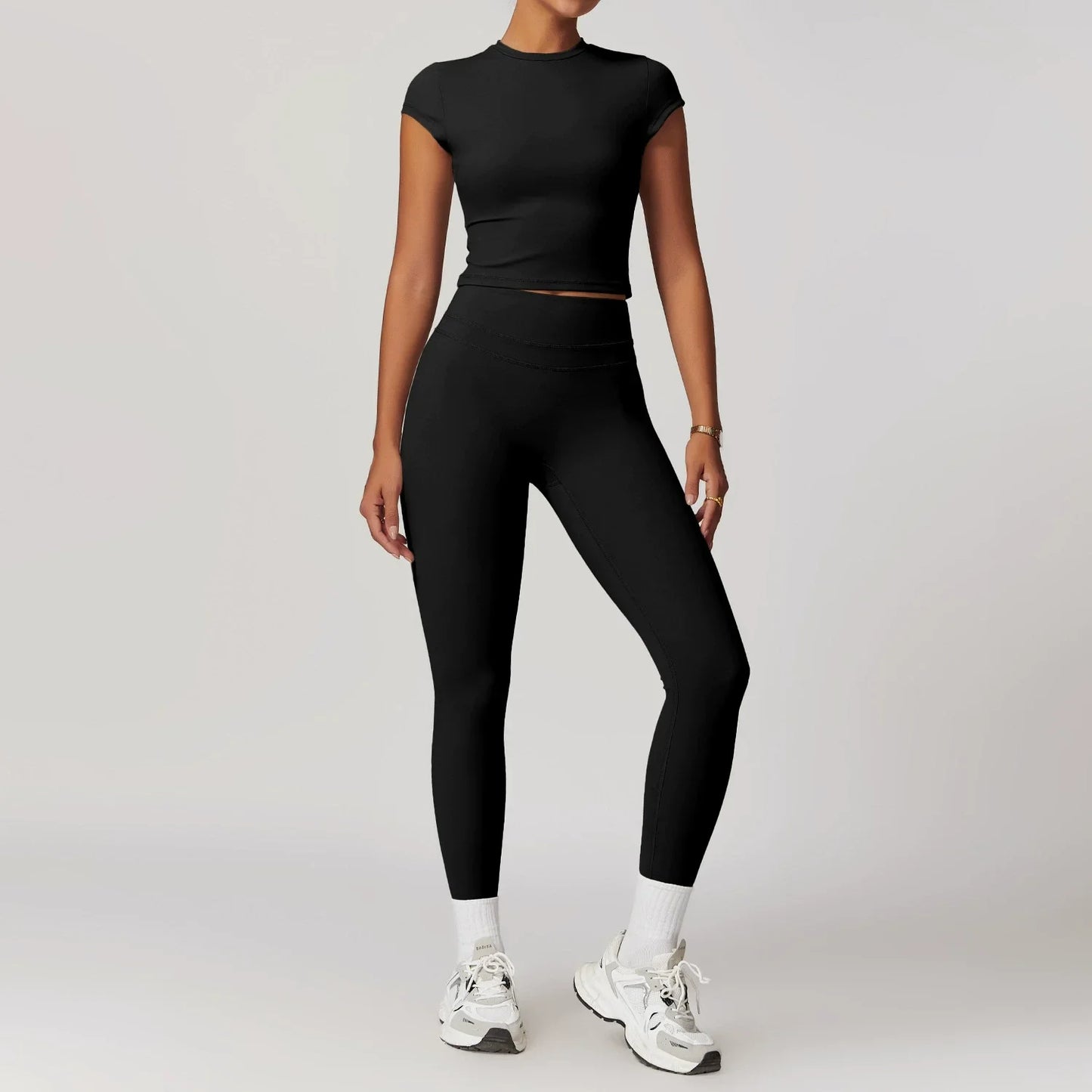 Women's Yoga Set Fitness Tracksuit With Sports Bra And Leggings