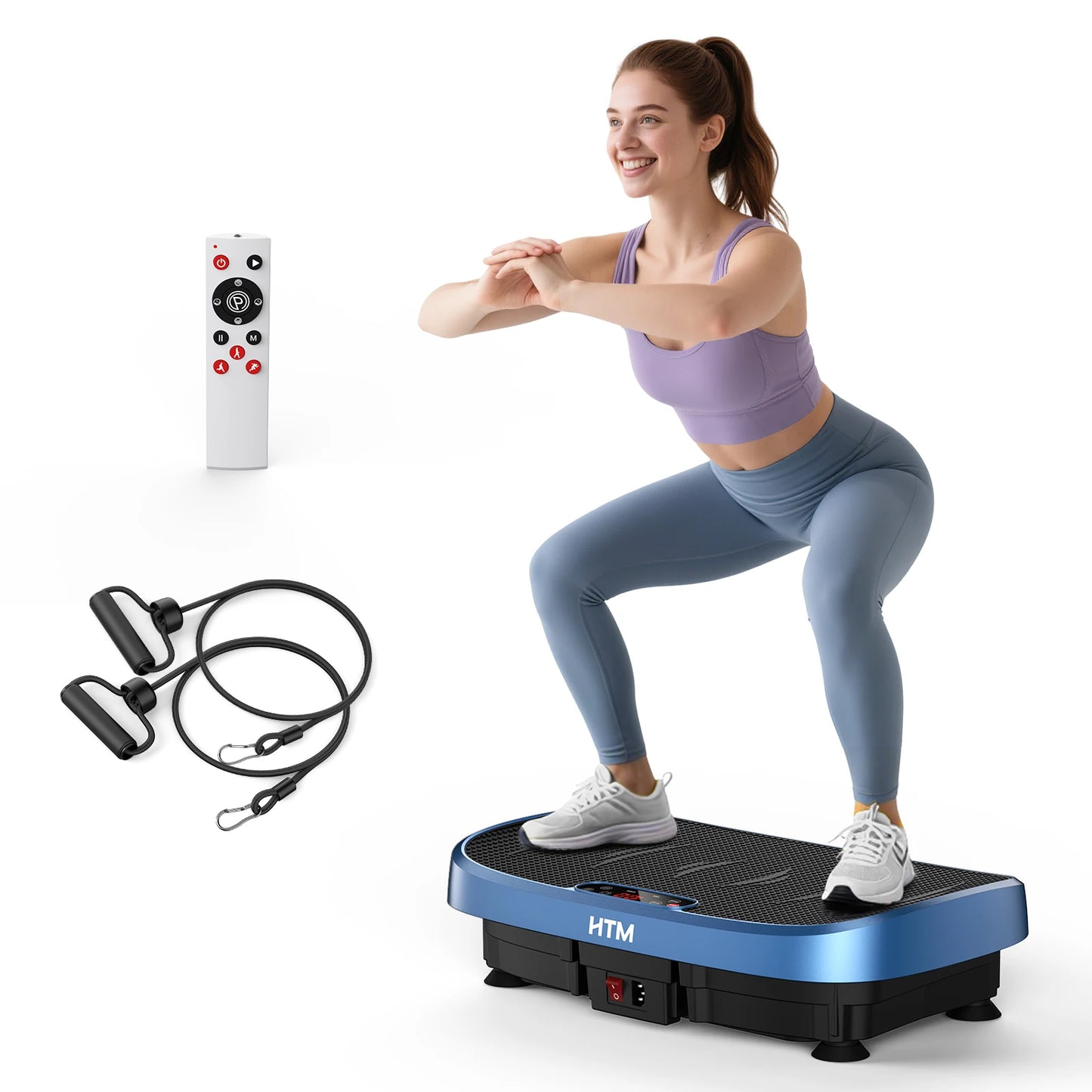 Magnetic Vibration Plate Exercise Machine For Home Gym Fat Burning