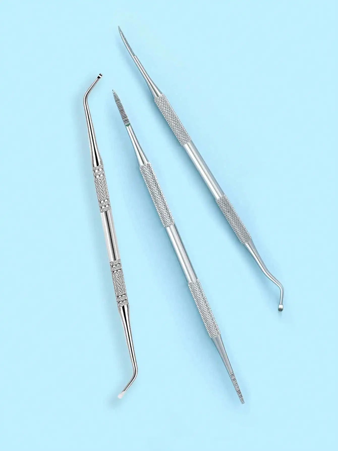 Stainless Steel Nail Stain Removal Tool Set Pedicure File
